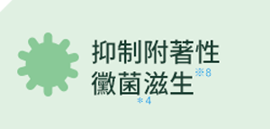 抑制附著性黴菌滋生